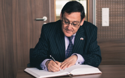 The Chilean ambassador visited the University of Hradec Králové