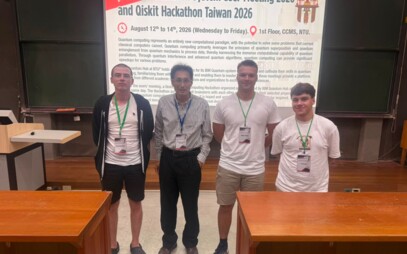 FIT CTU Student Takes Part in Quantum Hackathon in Taipei