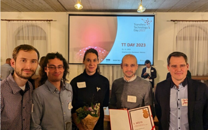The FEE research team led by František Mach took home the bronze from Transfera Technology Day 2023