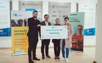 Siemens has become an Important Partner of VŠE