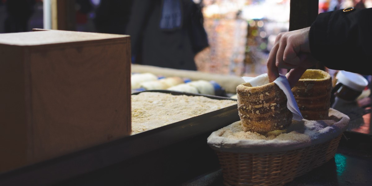 trdelnik christmas fair market