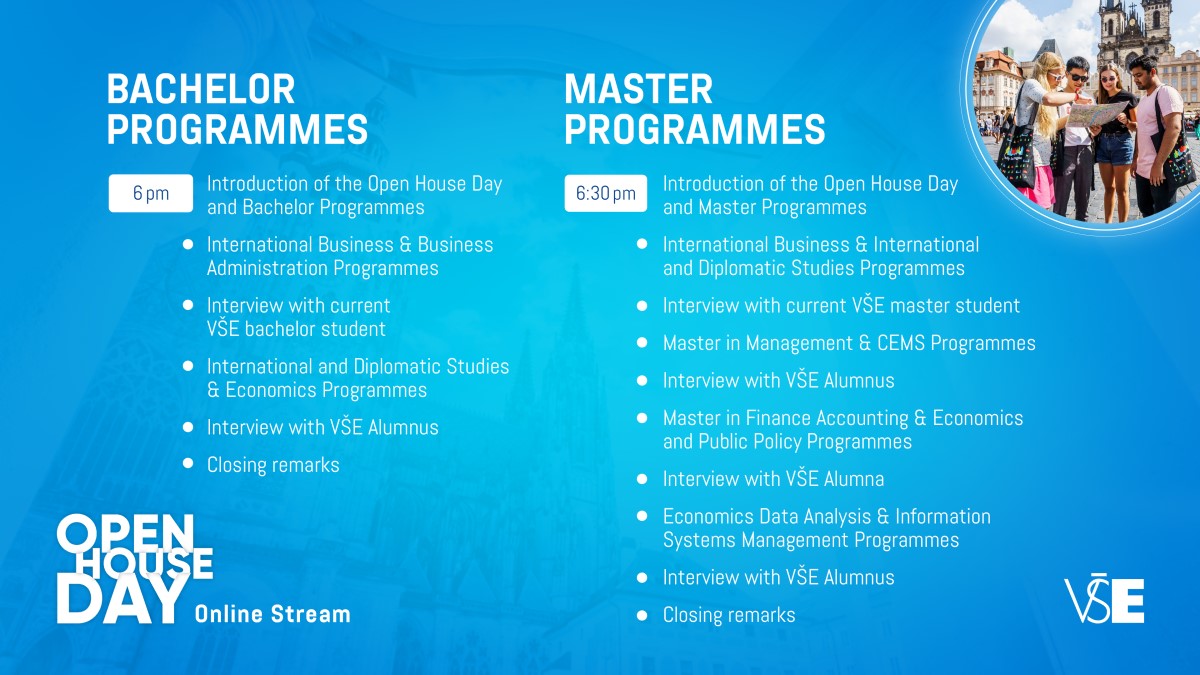 Open House Day of international study programmes at VŠE